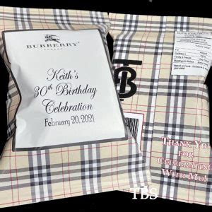 Burberry Party Supplies .